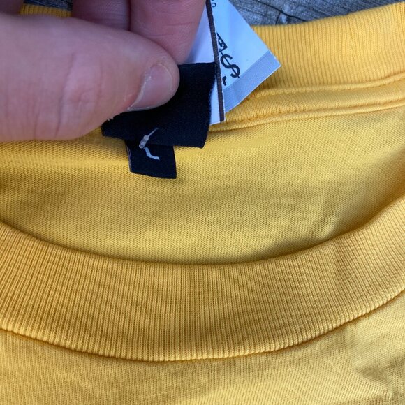 Brain Dead Brain Eeater Longsleeve Shirt Squash Yellow Large - Picture 6 of 6